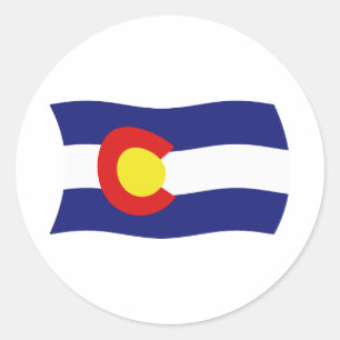 Adesivo Colorado Flag Sticker