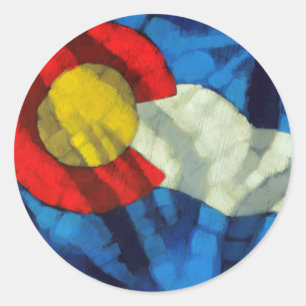 Adesivo Colorado Flag Stickers
