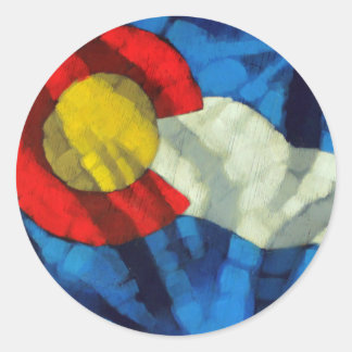 Adesivo Colorado Flag Stickers