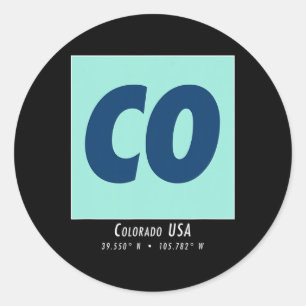 Adesivo Colorado Hiking And Skiing Co Montanha Vintage Spo