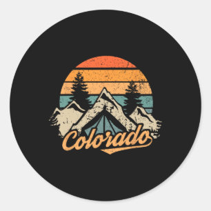 Adesivo Colorado - Montanhas da Natureza Vintage Retro Cam