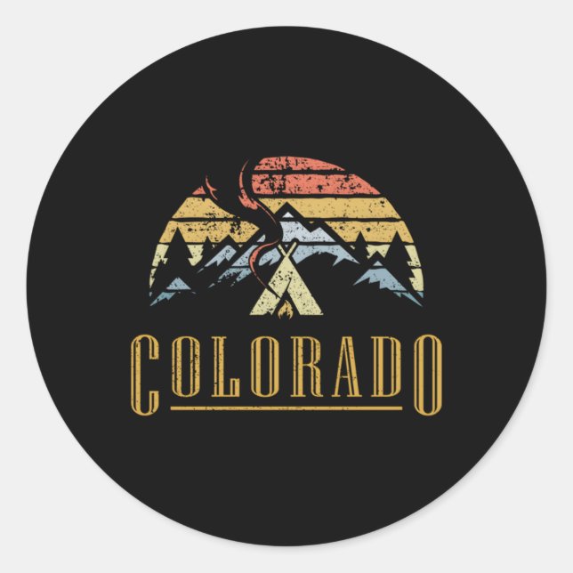 Adesivo Colorado Mounties Camg Campfire (Frente)