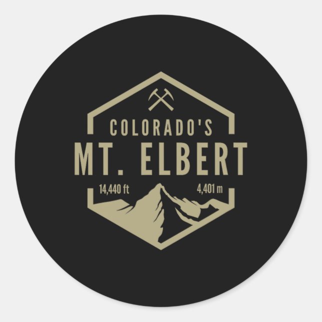 Adesivo Colorado Mt. Elbert  (Frente)