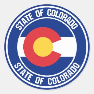 Adesivo Colorado Round Emblem