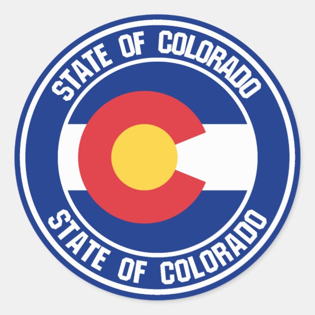 Adesivo Colorado Round Emblem (Frente)