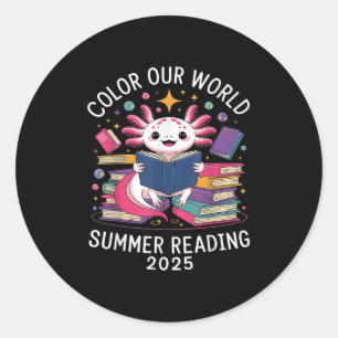 Adesivo Colore nosso Programa Mundial de Leitura de Verão