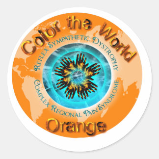 Adesivo Colore o mundo laranja - Circlet de gelo duplo CRP