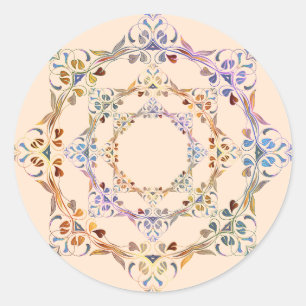 Adesivo Colores Arco-Íris Vinhas Com Folha