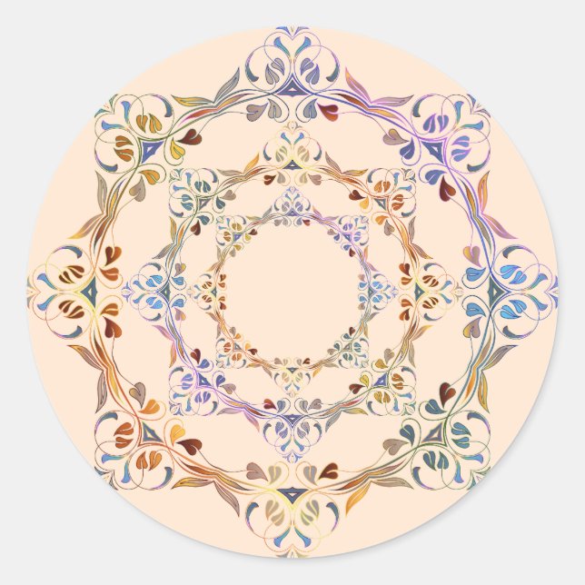 Adesivo Colores Arco-Íris Vinhas Com Folha (Frente)