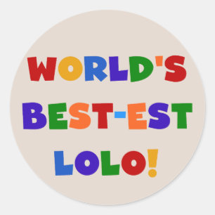 Adesivo Colores Brilhantes, melhores T-shirts Lolo e prese