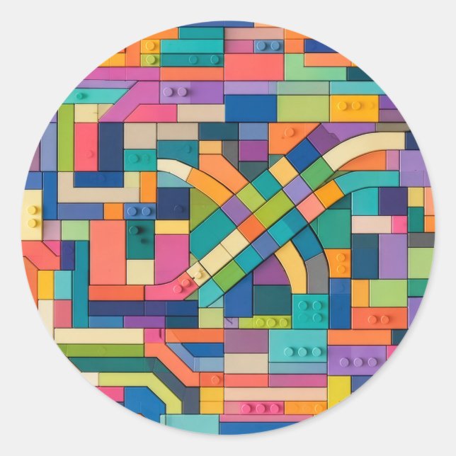 Adesivo Colorful Circuitry (Frente)