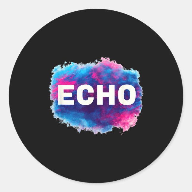 Adesivo Colorful Echo Look  (Frente)