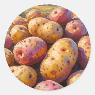 Adesivo Colorful Harvest Potatoes 