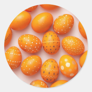 Adesivo Colorful Orange Easter Egg Hunt 