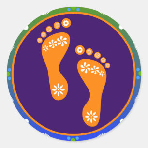 Adesivo Colorida Diwali Rangoli Com Pegada