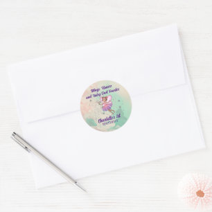 Adesivo Colorida Fairy Birthday