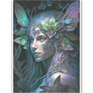 Adesivo Colorida Fairy Fantasy Art Sticker