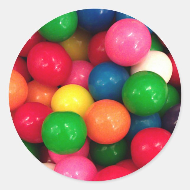 Adesivo Colorida Gum Ball Candy (Frente)