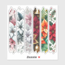 Colorida Poinsettia Washi Tape Stickers