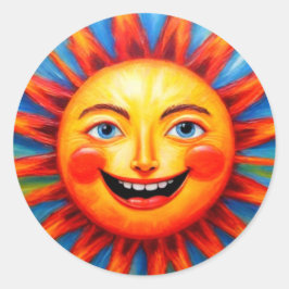 Adesivo Colorida Sorridente Dólar
