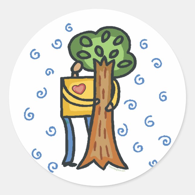 Adesivo Colorida Tree Hugger (Frente)