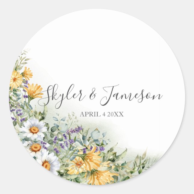 Adesivo Colorida Wildflower (Frente)