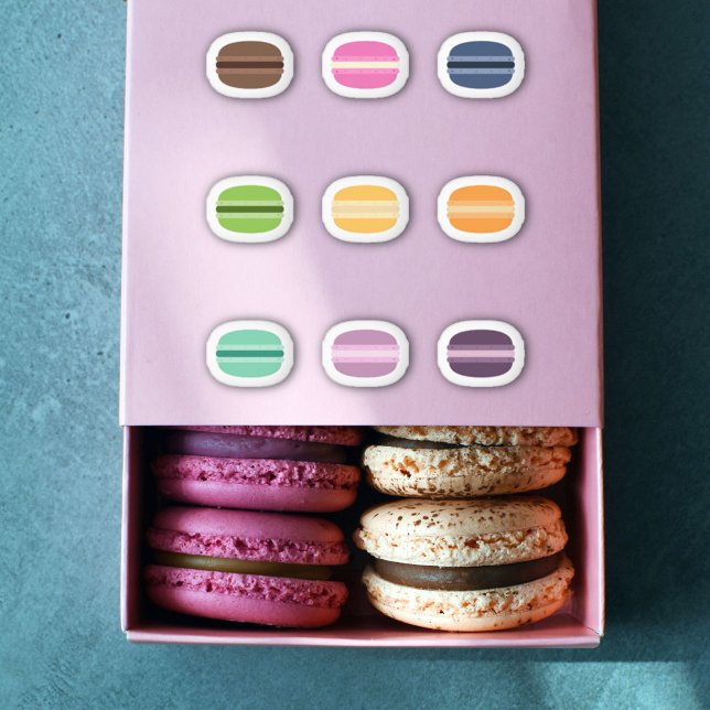 Adesivo Colorido Macaron Set Stickers (Colorful Macaron Set Stickers)