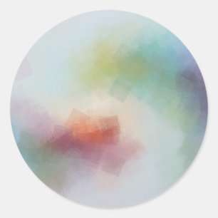 Adesivo Colorido Modelo em Branco Arte Abstrata Moderna Te