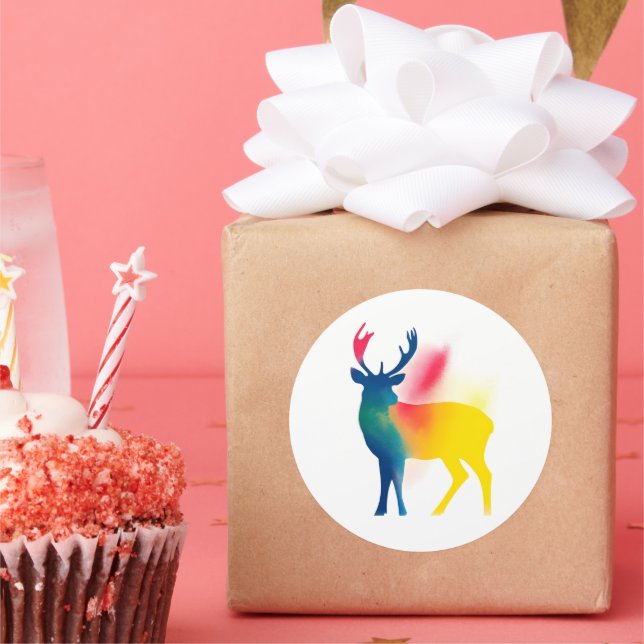 Adesivo Coloridos de Escórias Coloridas (Festa)