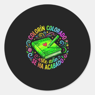 Adesivo Colorin colorado este año se ha acabado espanhol