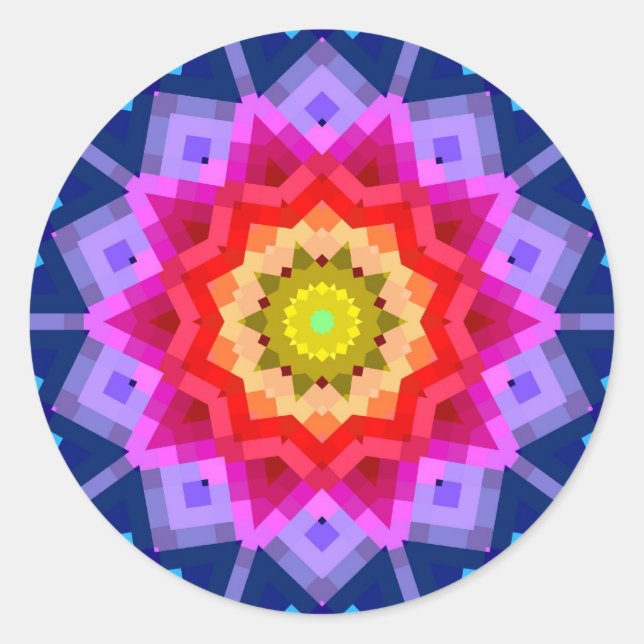Adesivo Colorir Mandala (Frente)