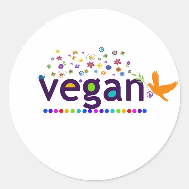Adesivo Colorir Vegan (Frente)