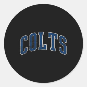 Adesivo Colts Name Vintage Retro Gift Men Boy Girl