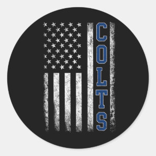 Adesivo Colts Vintage Retro Men Boy