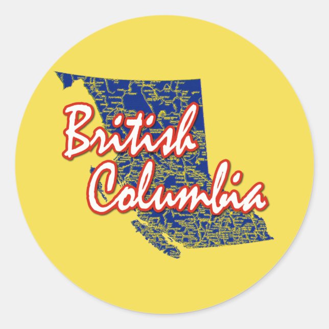 Adesivo Colúmbia Britânica (Frente)