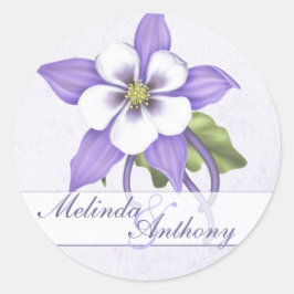Adesivo Columbine Node Groom Envelope Sticker - Personaliz