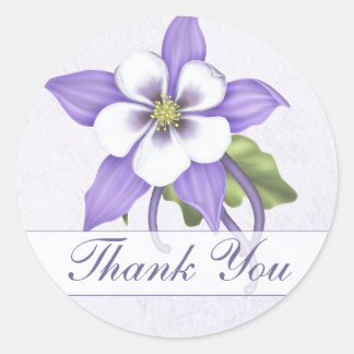 Adesivo Columbine Obrigado Envelope Sticker - Personalizar