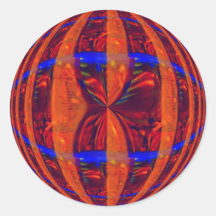 Adesivo Coluna vermelha orb