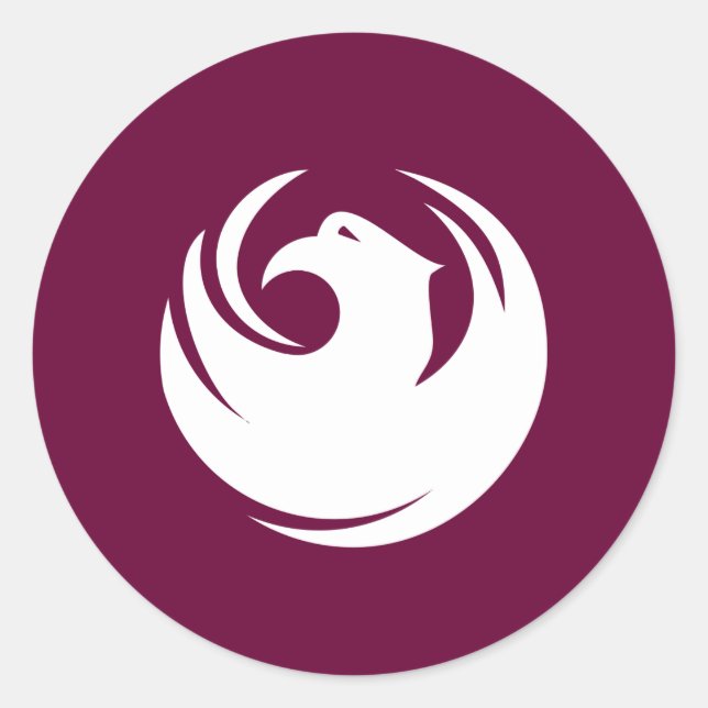 Adesivo com a Bandeira da Cidade de Phoenix, Arizo (Frente)