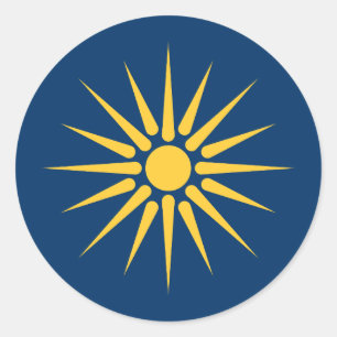 Adesivo com a Bandeira da Macedônia, Grécia