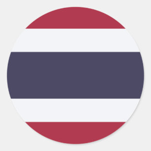 Adesivo com a Bandeira da Tailândia
