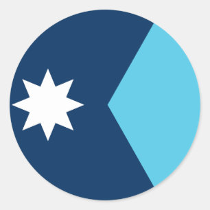 Adesivo com a Bandeira de Minnesota, EUA