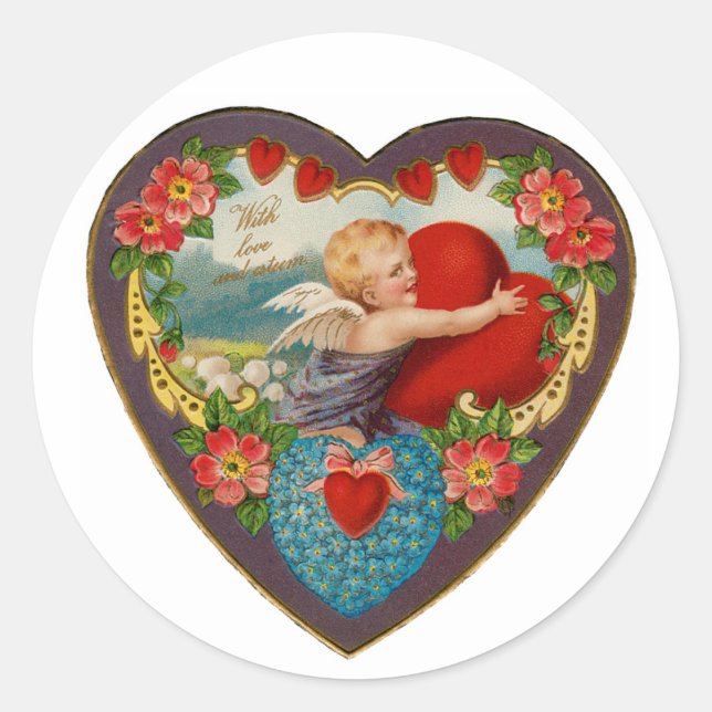 Adesivo Com amor e esteem (Frente)