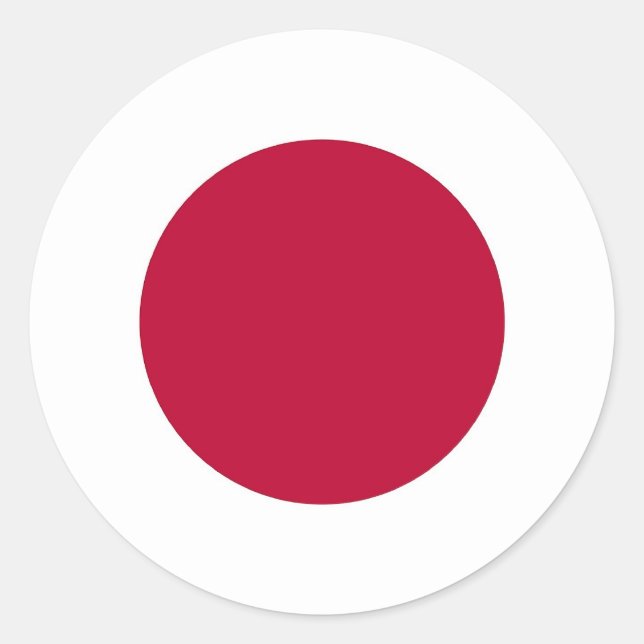 Adesivo com bandeira do Japão (Frente)