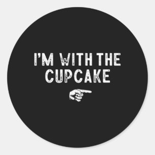 Adesivo Com o Cupcake Correspondente ao Traje Preguiçoso d