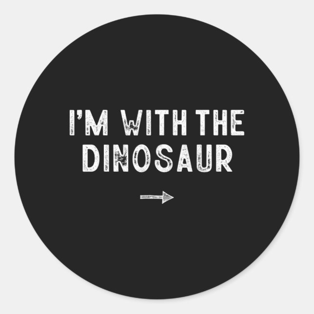 Adesivo Com o Fantasioso de Dinossauro Combinando com um H (Frente)
