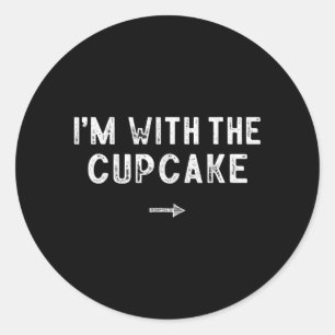 Adesivo Com o figurino de cupcake combinando com o Hallowe