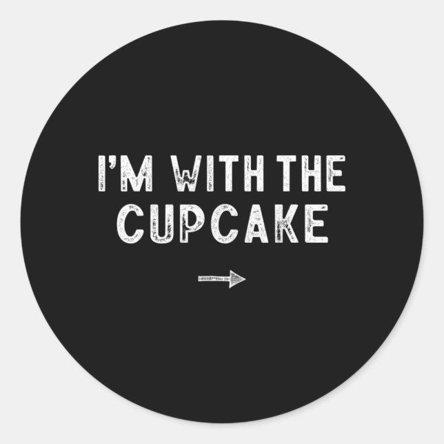 Adesivo Com o figurino de cupcake combinando com o Hallowe (Frente)