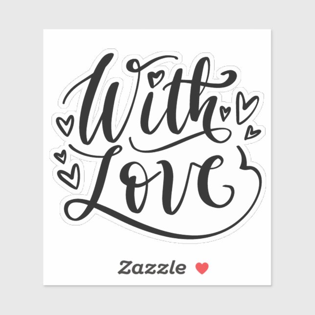 Adesivo Com o Love Sticker (Folha)