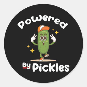 Adesivo Com Poder de Picles Comida Picles Engraçado